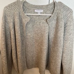 Top shop womens open cardigan sweater